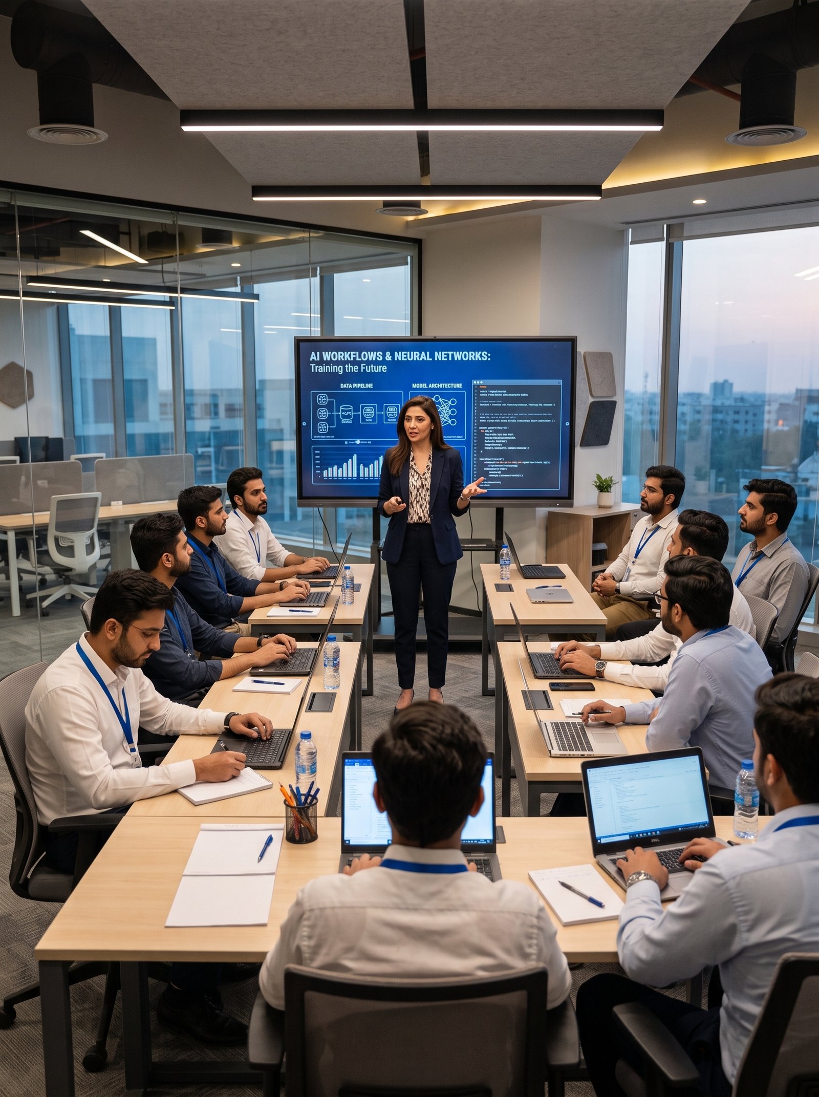 AI workflows and neural networks session